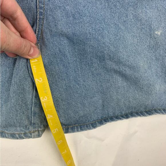 Vintage Disney kids size 14 denim overalls mickeys stuff embroidered Minnie duck - Picture 10 of 10